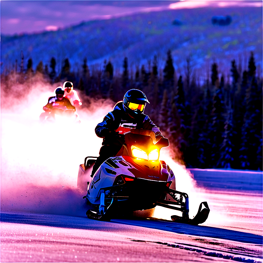 Snowmobile Racing Png 99