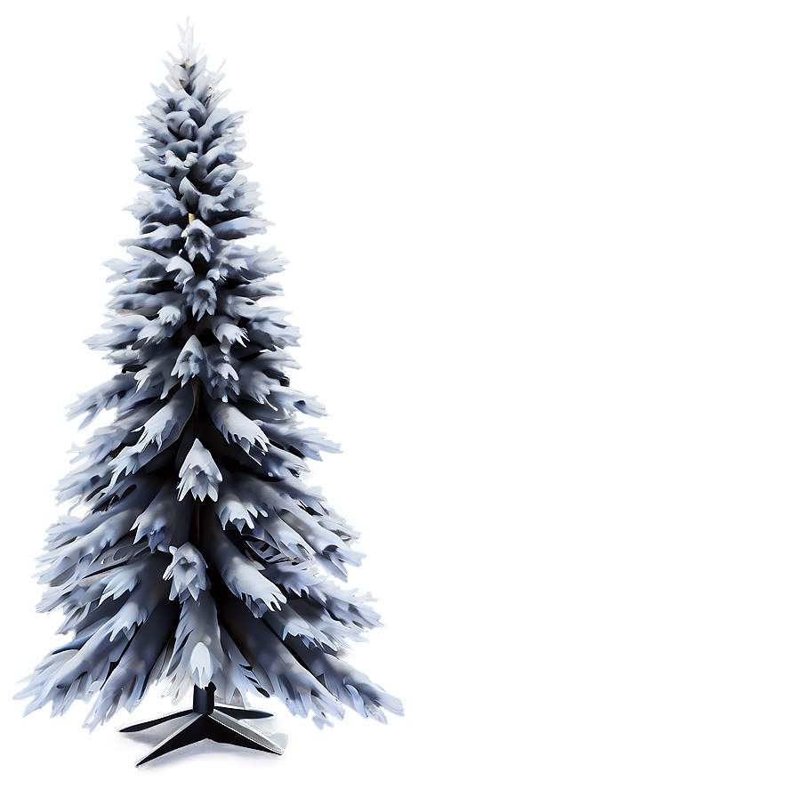 Snowy Christmas Tree PNG 52 PNG with transparent background
