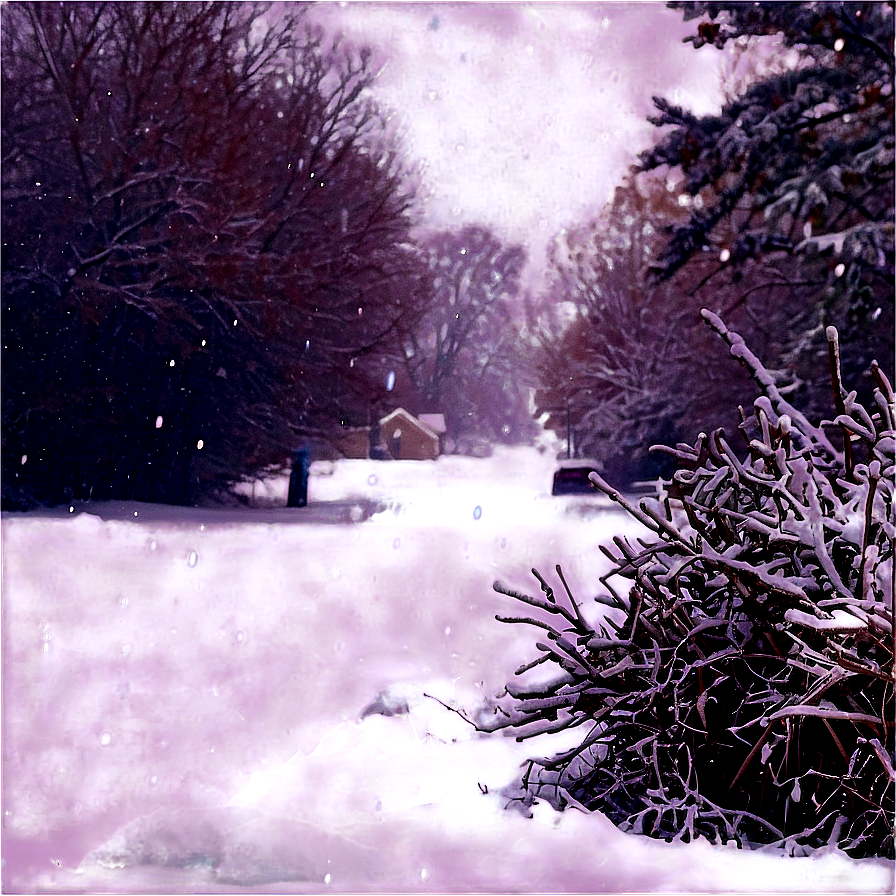 Snowy Evening Blizzard PNG 06242024 PNG with transparent background