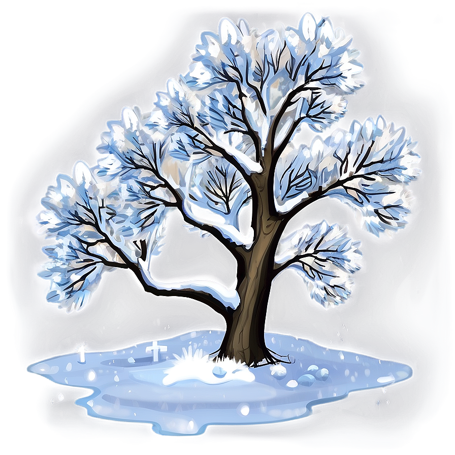 Snowy Maple Tree Png 55