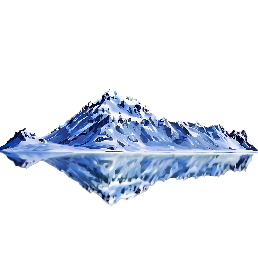 Snowy Mountain Reflection Png Jfx