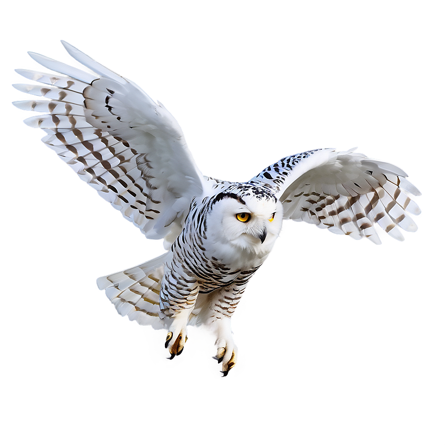 Snowy Owl In Flight Png 2