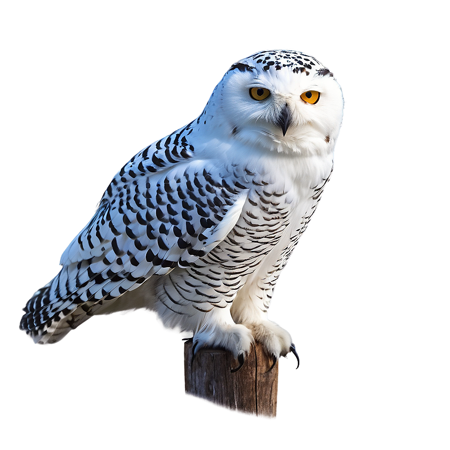 Snowy Owl North Pole PNG 06122024 PNG image with a transparent background, free high-resolution download