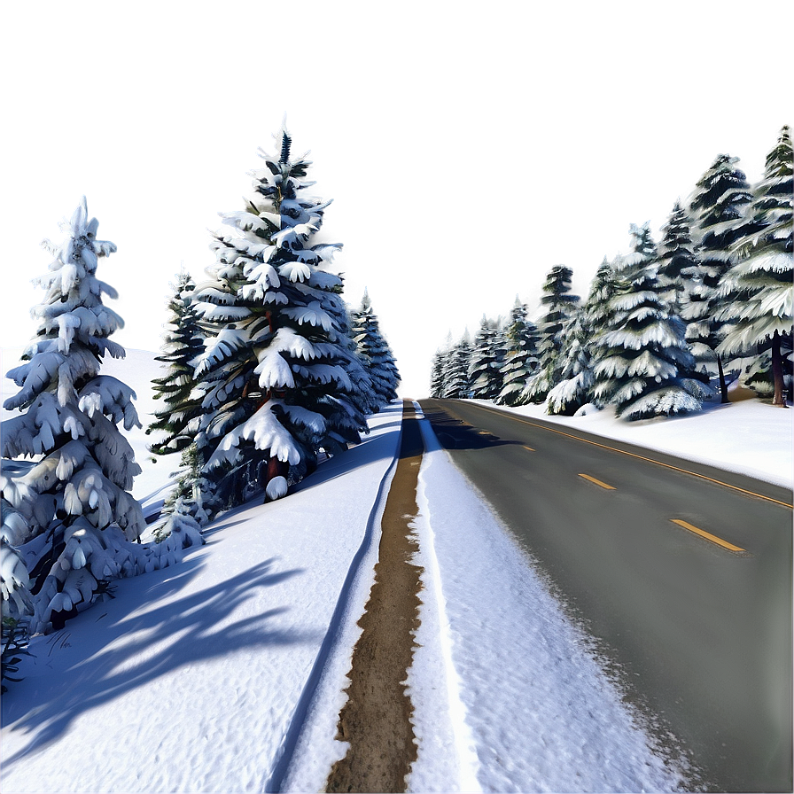 Snowy Path Blizzard PNG 06242024 PNG with transparent background