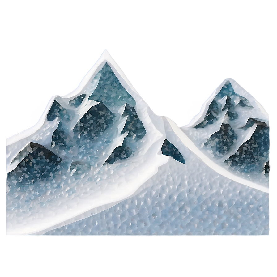 Snowy Peaks Transparent Png Xfq30