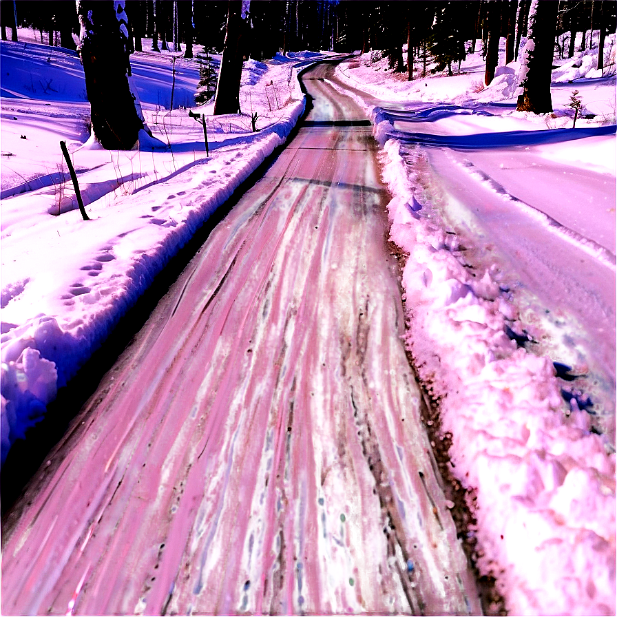 Snowy Road Png Vsc50