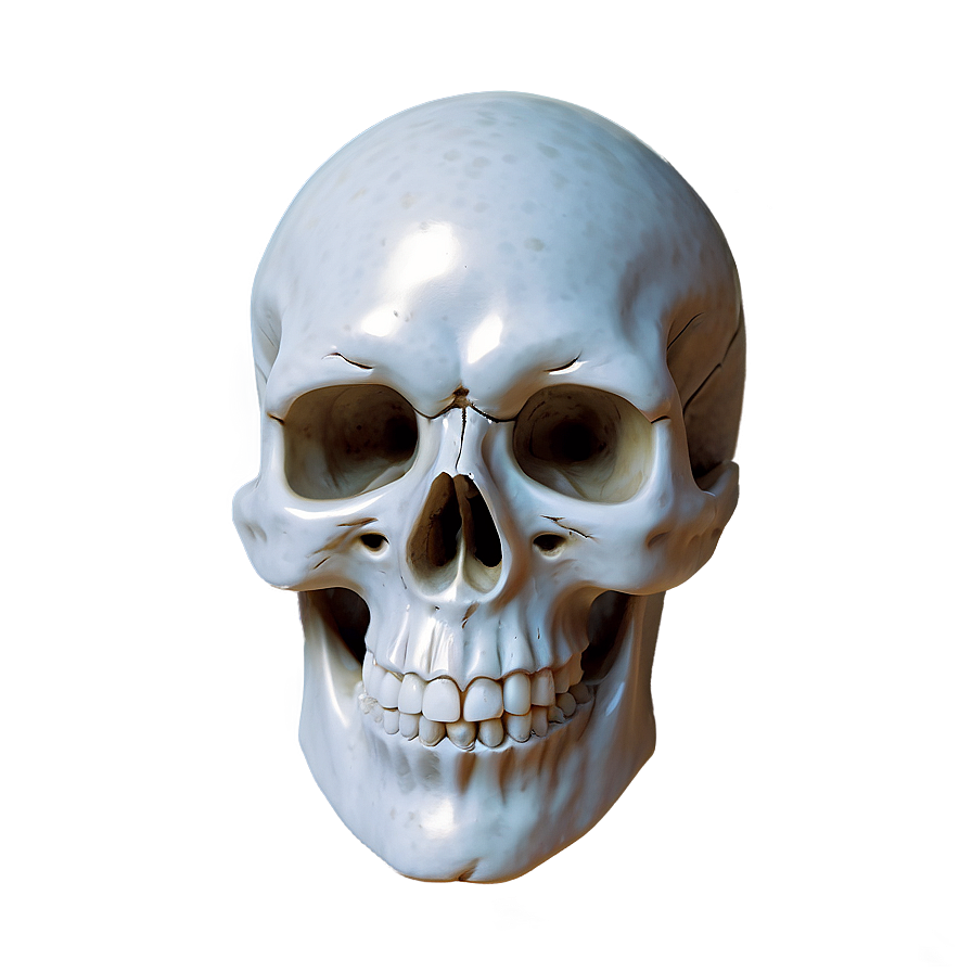 Snowy Skull Decoration Png B