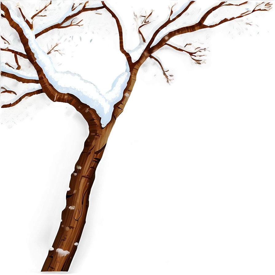 Snowy Tree Branches Png 06212024