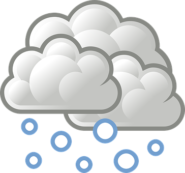 Snowy Weather Icon PNG with transparent background