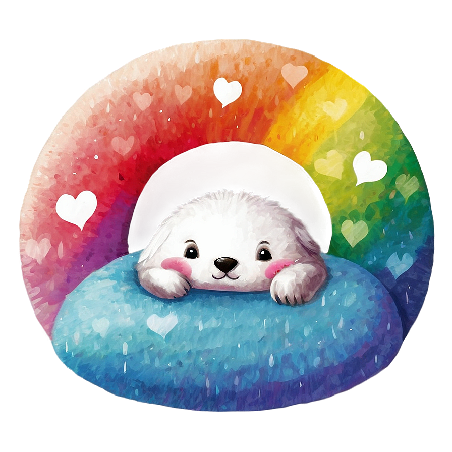 Snuggly Rainbow Png 06252024