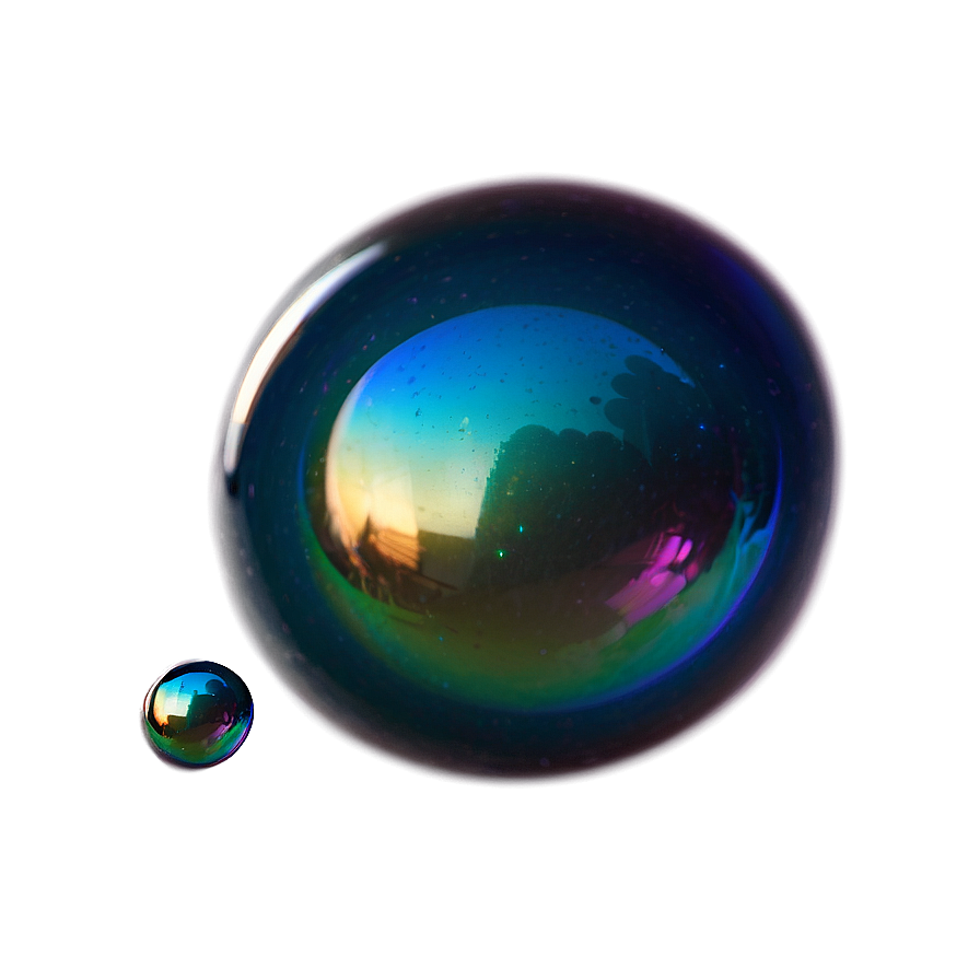 Soap Bubble Shimmering Surface Png Sjg