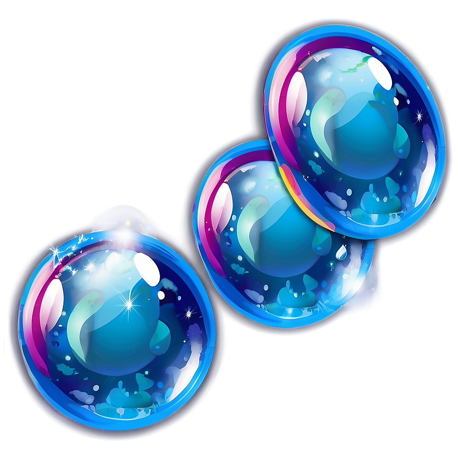 Soap Bubble With Blue Sky Png Xal