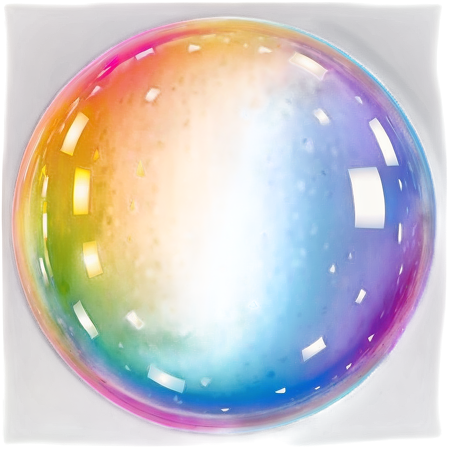 Soap Bubble With Color Spectrum Png Mjn