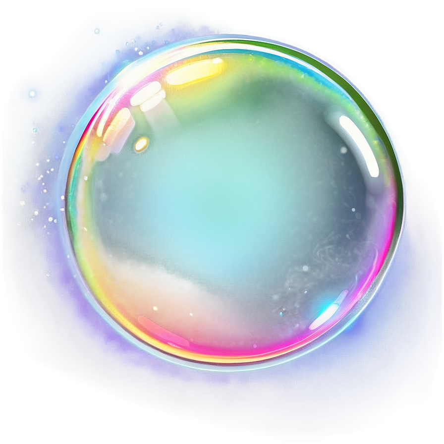 Soap Bubble With Light Flare Png 06262024