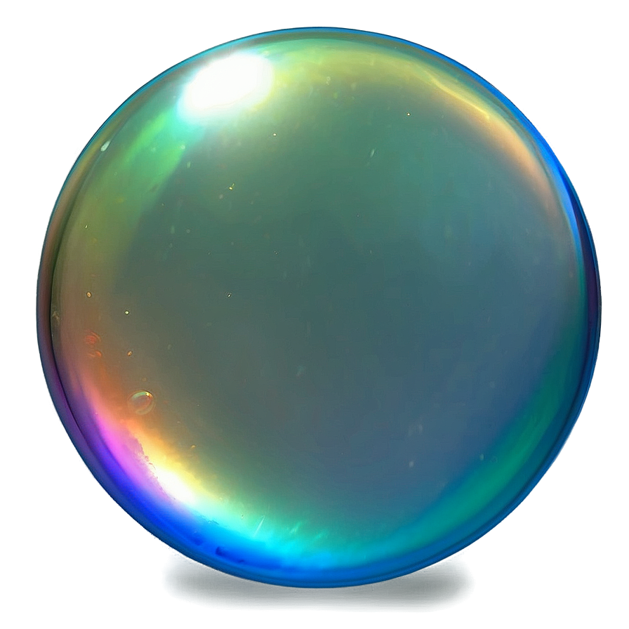 Soap Bubble With Light Flare Png Wjk53