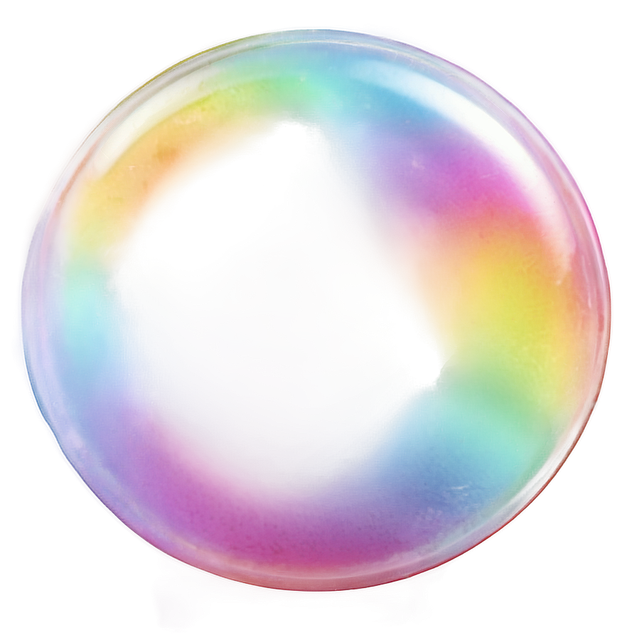 Soap Bubble With Rainbow Colors Png 26