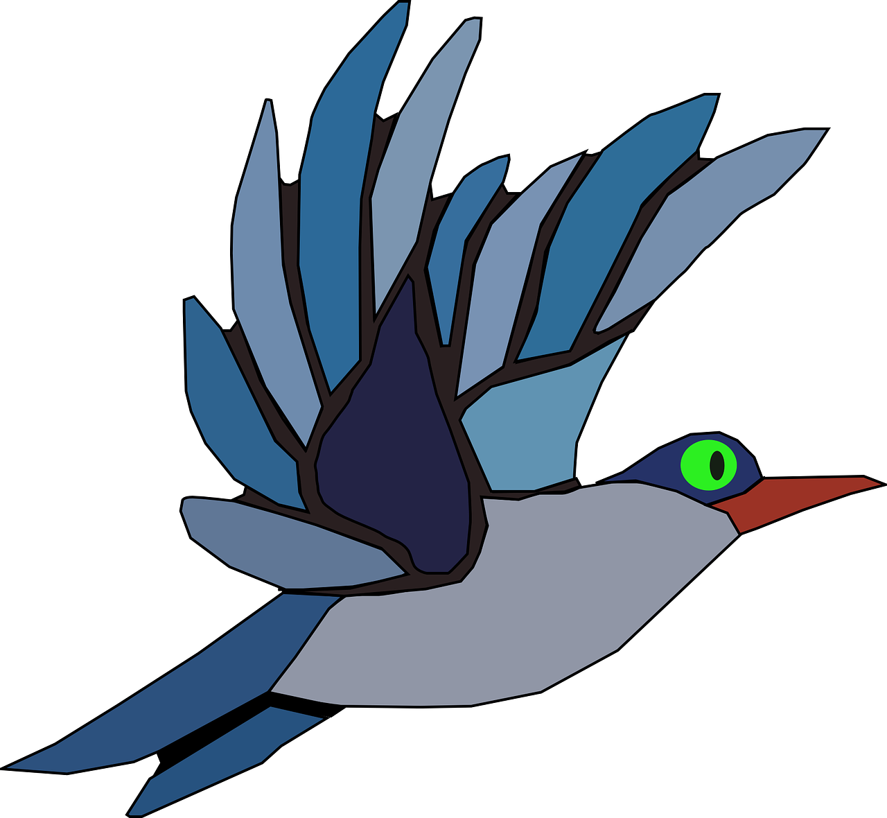 Soaring_ Blue_ Bird_ Vector_ Art.png