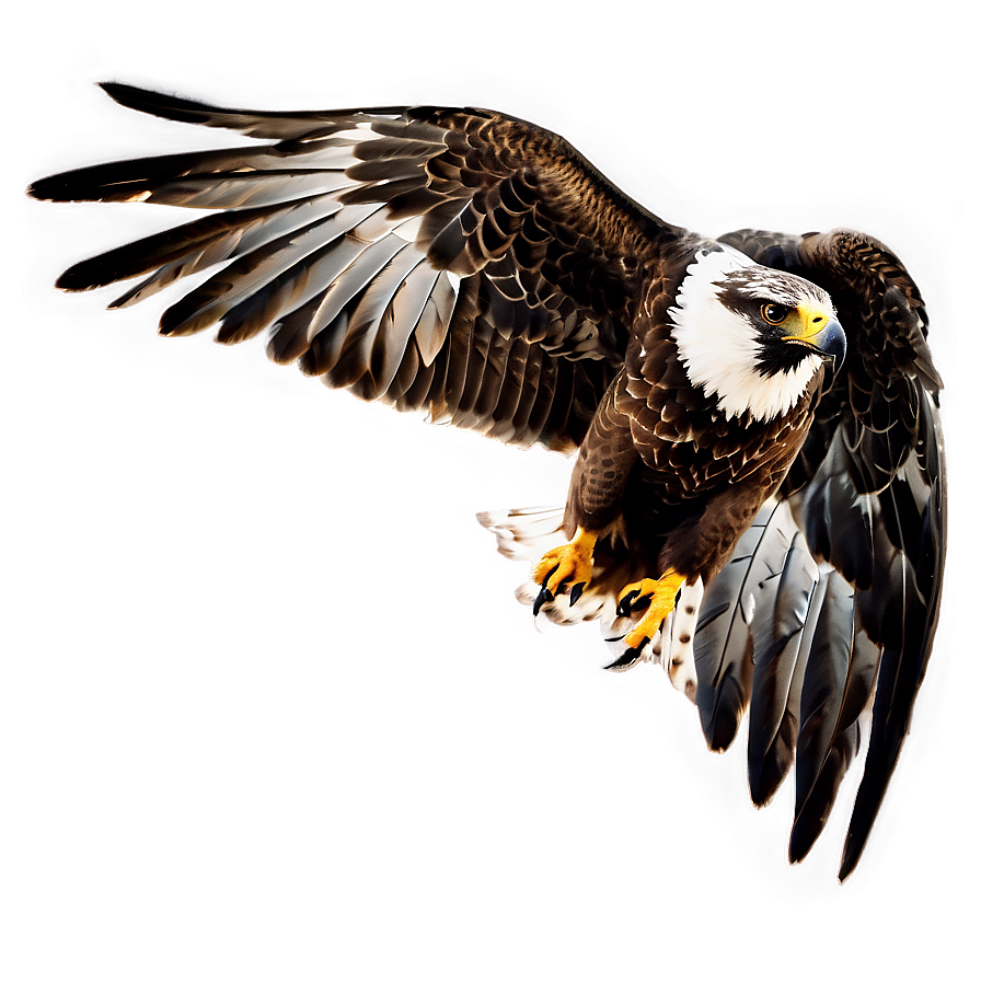 Soaring Falcon Silhouette Png Aby99