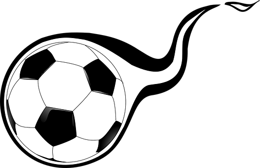 Soccer Ball Graphic Design PNG with transparent background