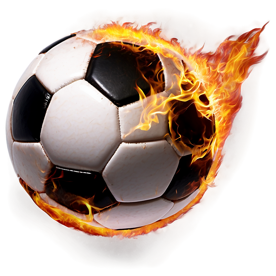 Soccer Ball On Fire Png Gkq92