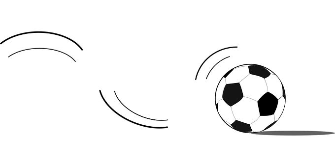 Soccer Balland Adidas Logo Silhouette