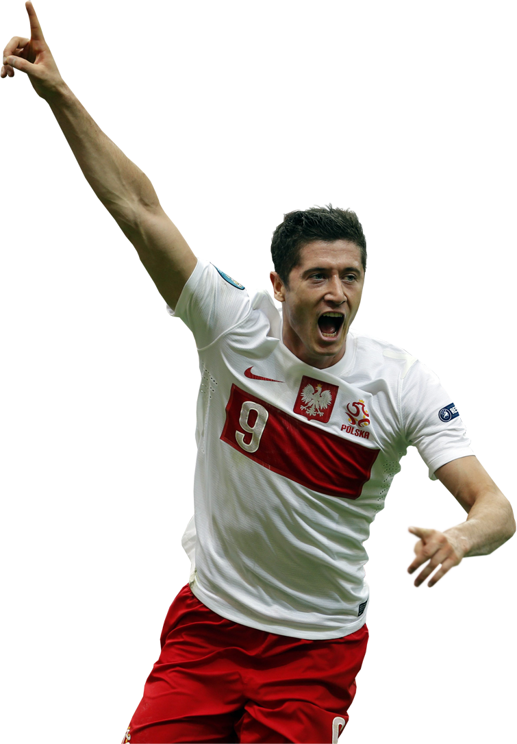 Soccer Player Celebration PNG with transparent background