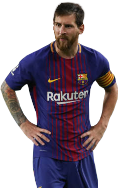 Soccer_ Player_in_ Barcelona_ Kit