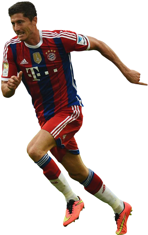 Soccer_ Player_in_ Action PNG with transparent background