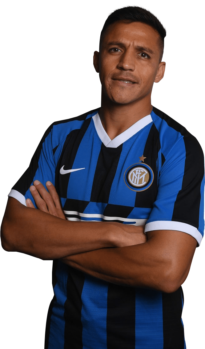 Soccer Playerin Inter Milan Kit