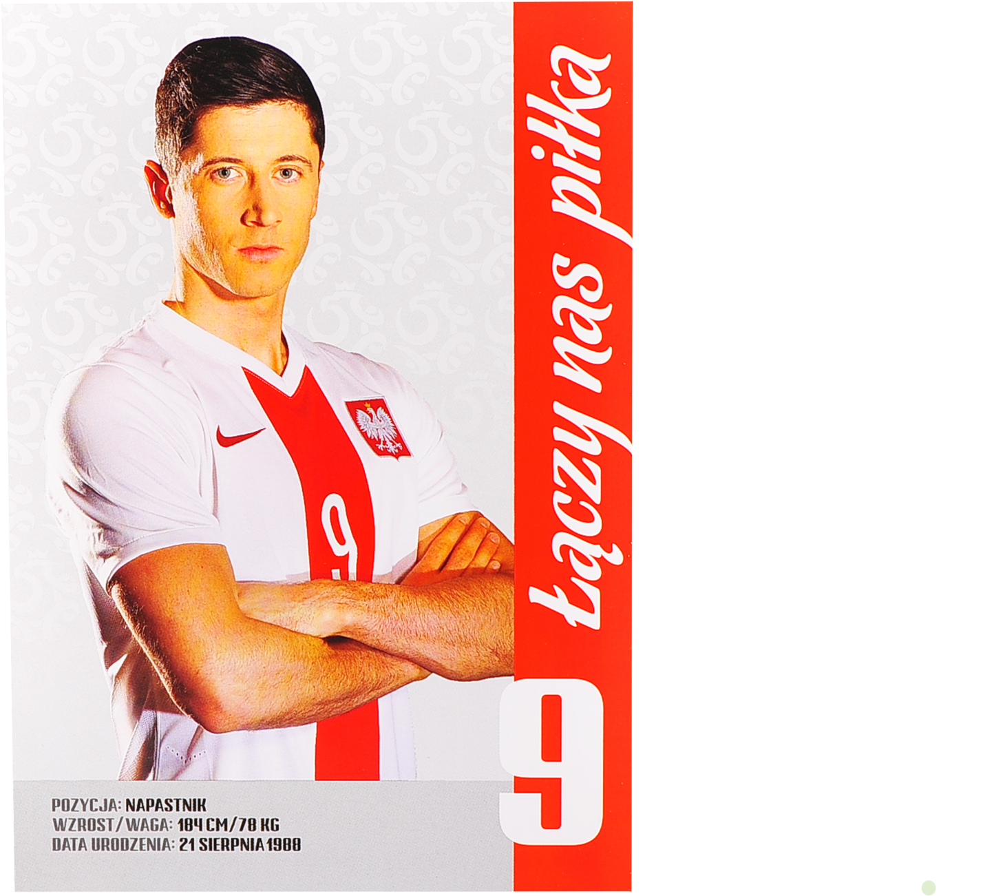 Soccer Playerin Whiteand Red Kit PNG with transparent background