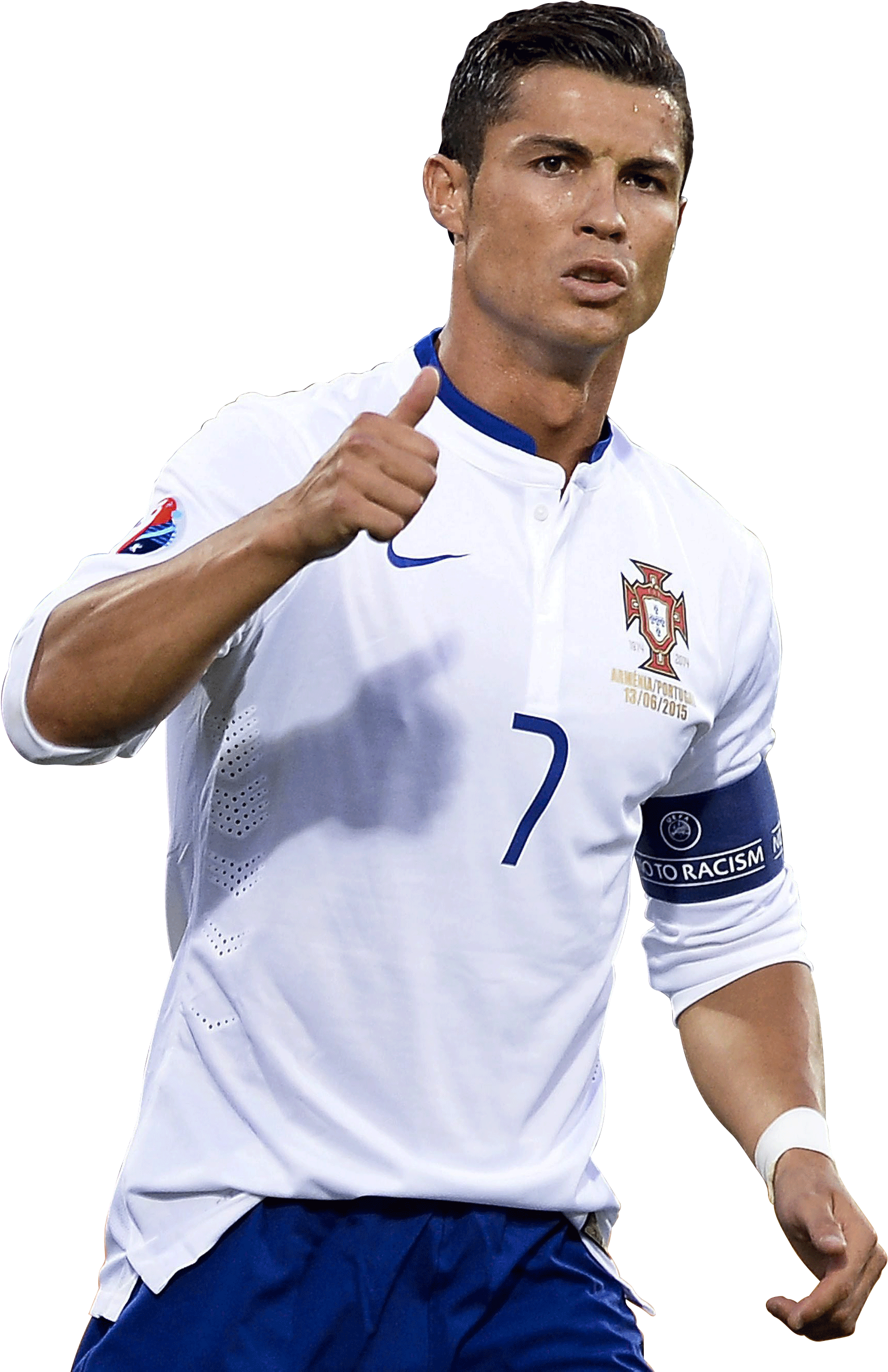 Soccer_ Star_ Thumbs_ Up_ Portugal_ Jersey