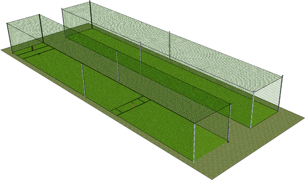 Soccer Training Facility Design PNG with transparent background