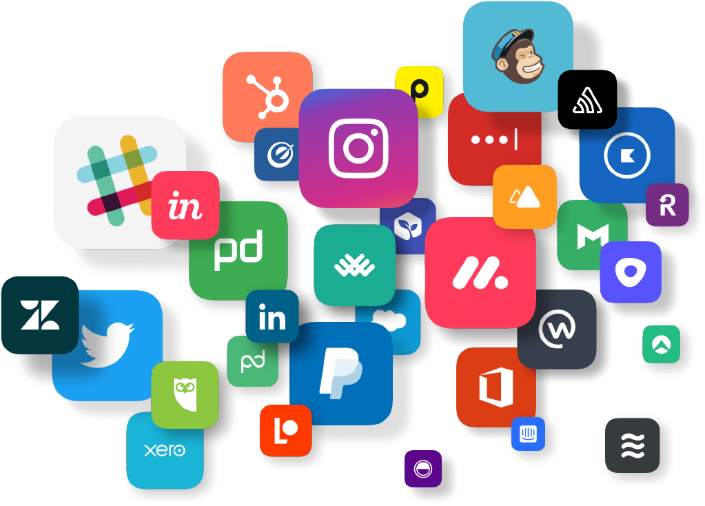 Social Media Apps Collage