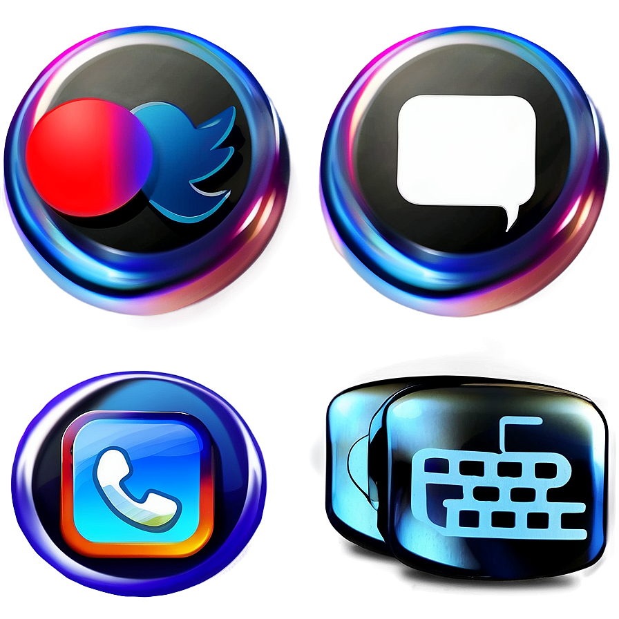 Social Media Button Png Sem61