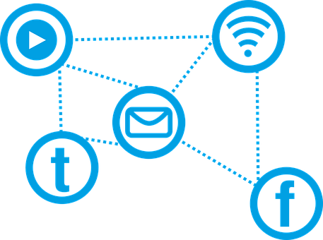 Social Media Connectivity Graphic