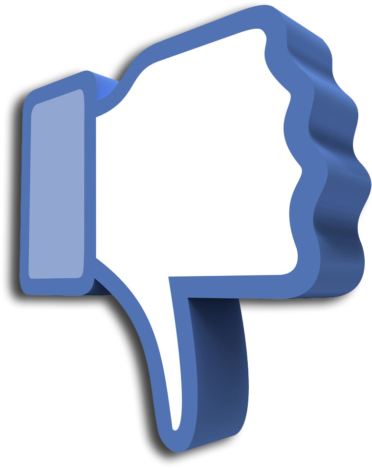 Social Media Dislike Thumb Down