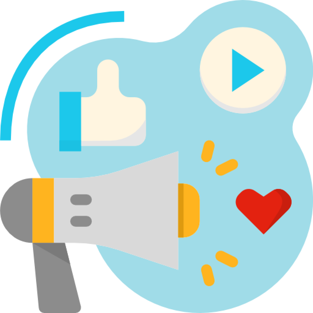 Social Media Engagement Concept PNG with transparent background