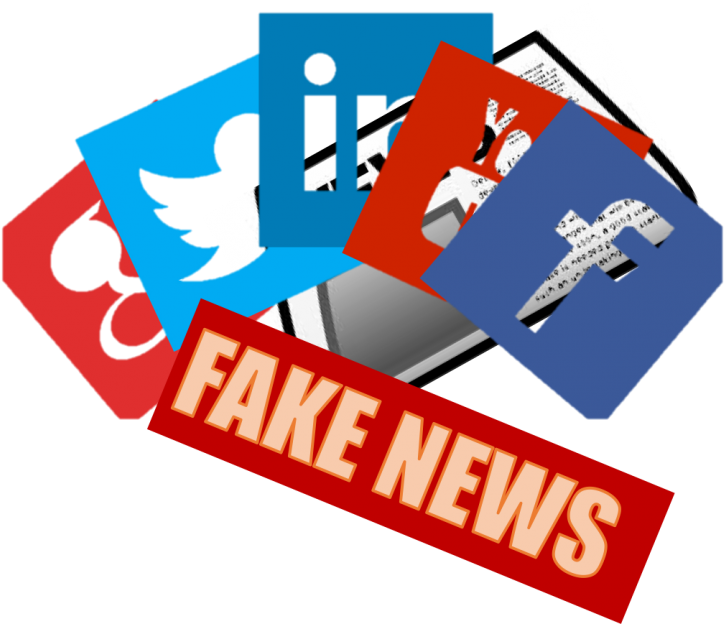 Social Media Fake News Concept