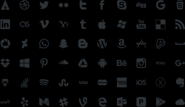 Social_ Media_ Icons_ Collage.jpg PNG image with a transparent background, free high-resolution download