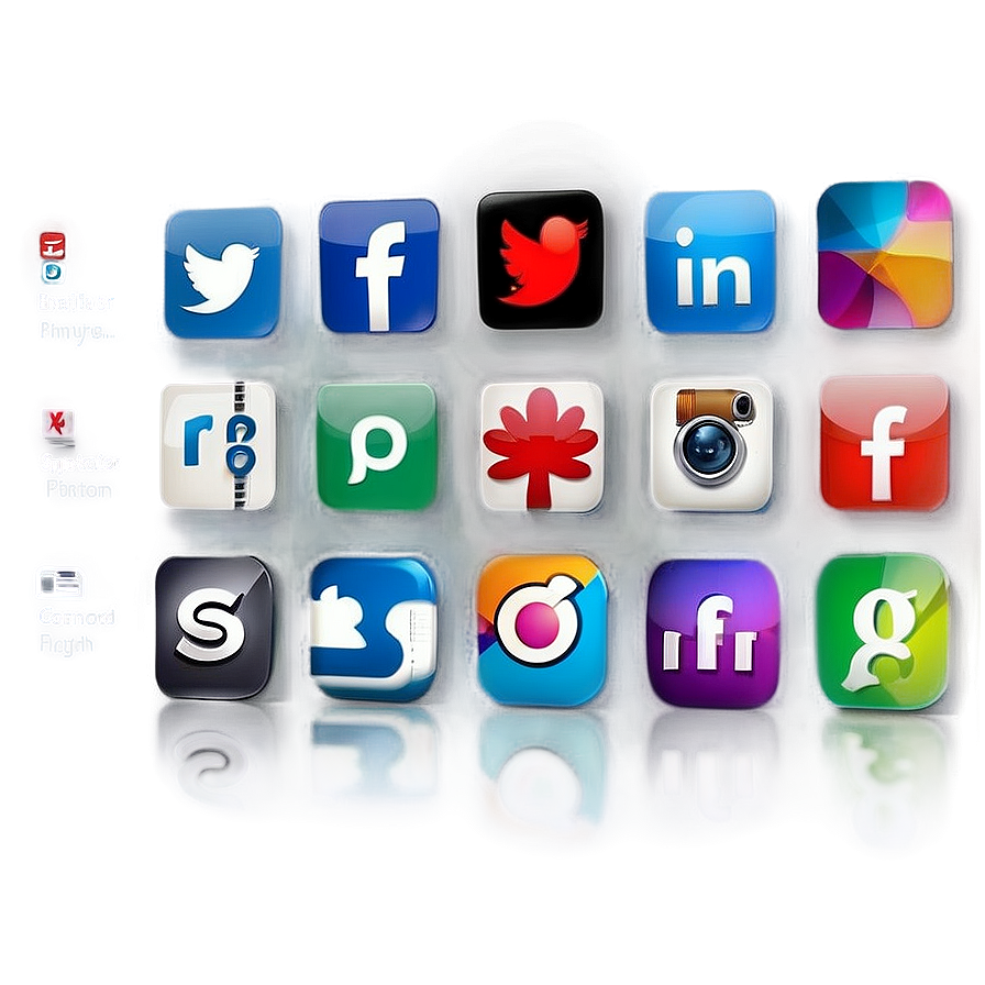 Social Media Icons for Business PNG isi PNG image with a transparent background, free high-resolution download