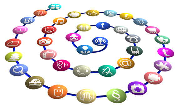 Social Media Icons Network