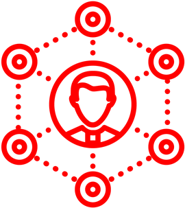 Social Network Connections Graphic