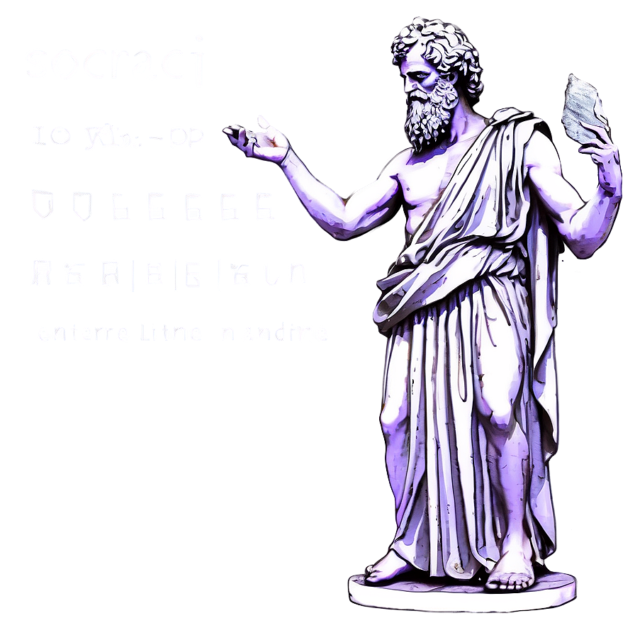 Socratic Philosophy PNG 06252024 PNG with transparent background