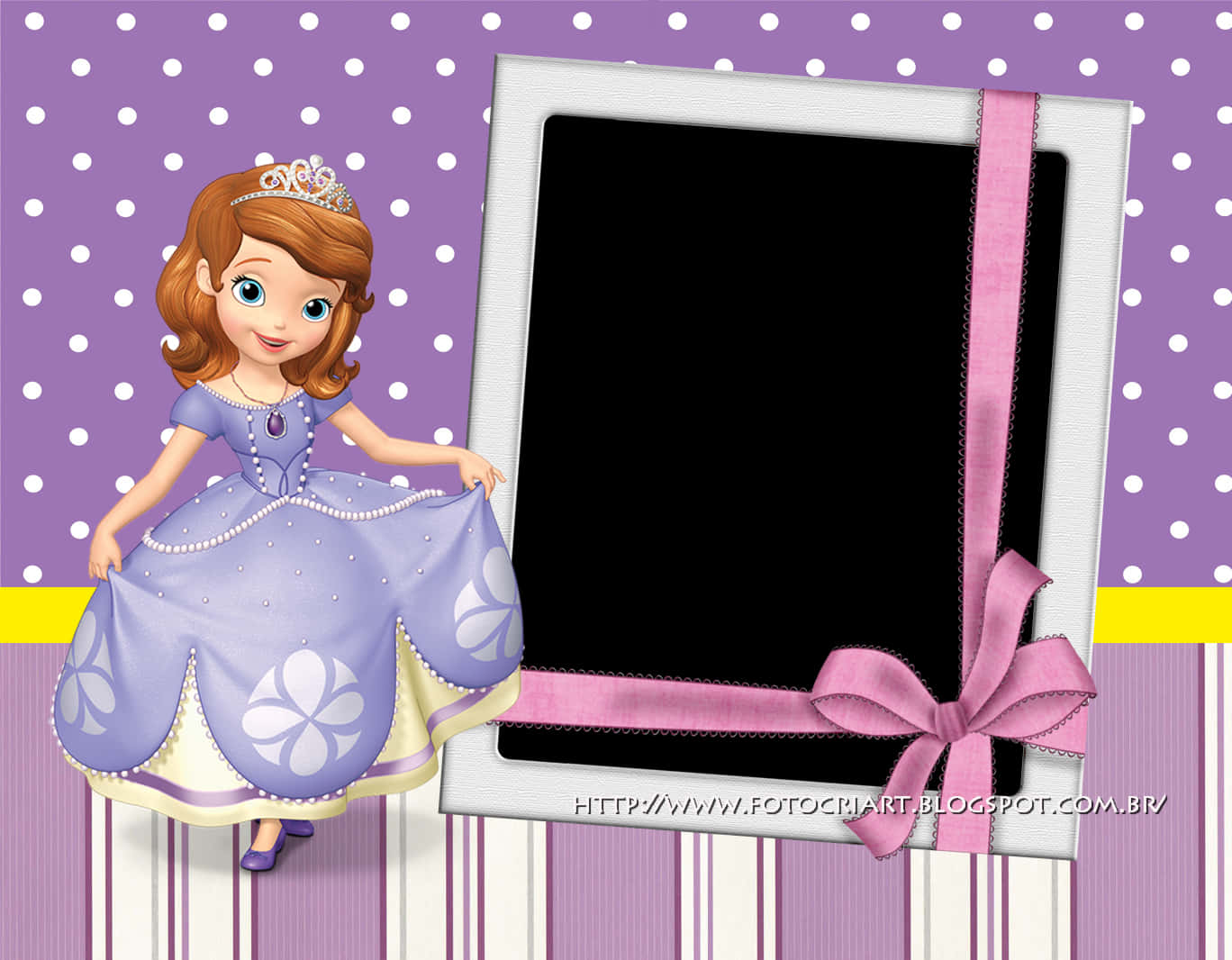 Sofia The First Photo Frame Template