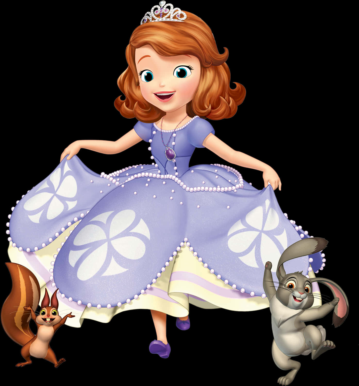 Sofia The First With Animal Friends