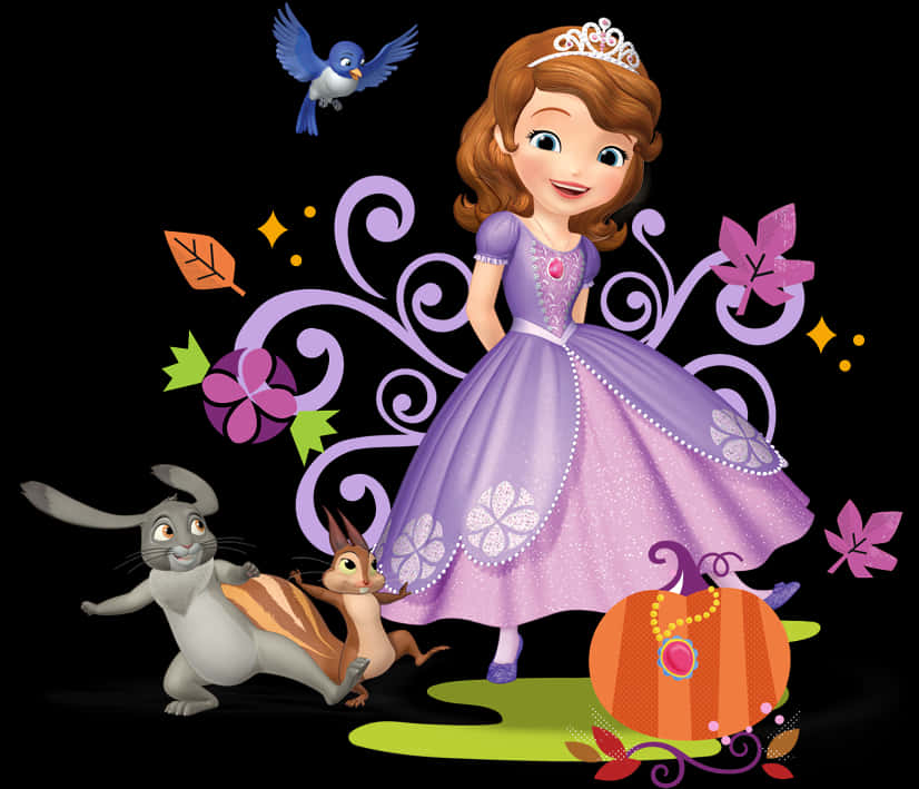 Sofia The First With Animal Friends