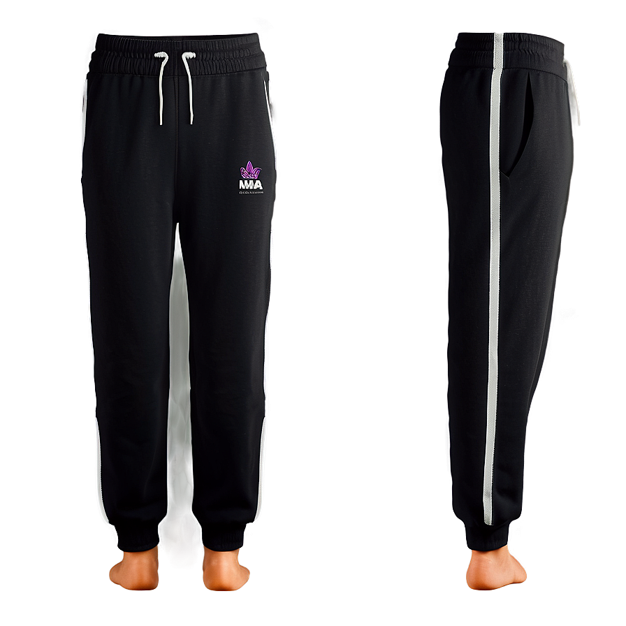 Soft Black Sweatpants Png 06132024