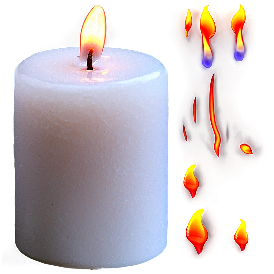 Soft Candle Flame Png 06252024