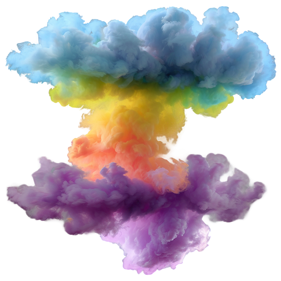 Soft Color Smoke Cloud Png Ssf