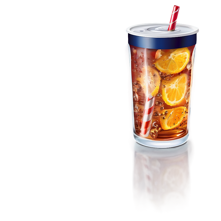 Soft Drink With Straw Png 06262024